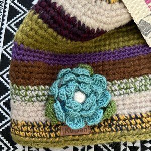 Kusan Wool Crochet beanie 88% wool Nepal Genuine SKU:16 ITAALE